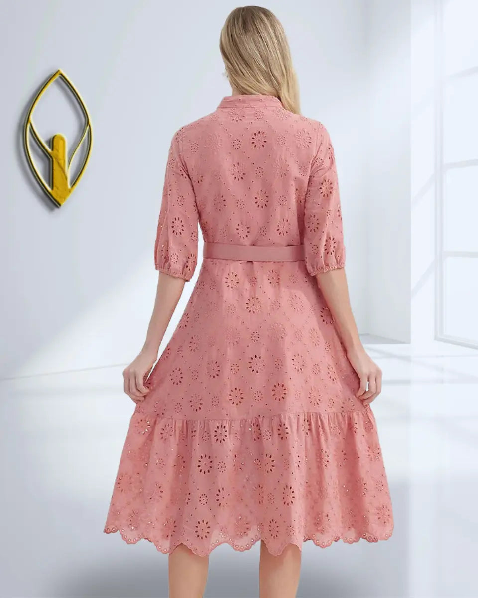 Vestido-Soltinho-Laise-Midi-Elegante